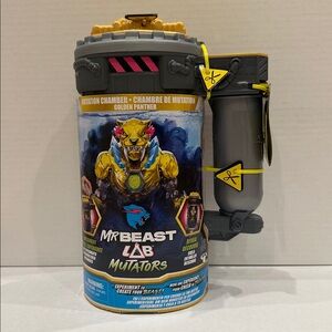 MrBeast Lab Mutators Beast Mutation Chamber Golden Panther 5.5-Inch Figure New